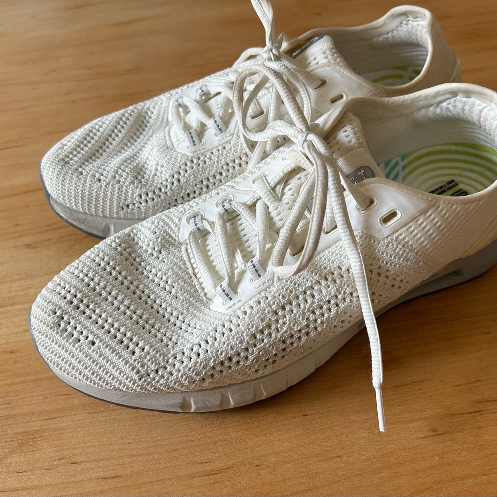 Under Armour White Athletic Shoes